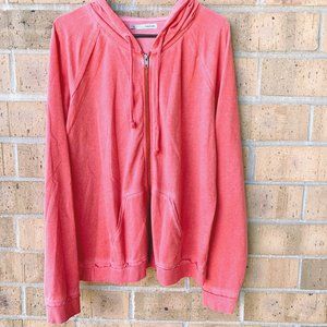 Maurices Faded Lightweight Zip Up Hoodie